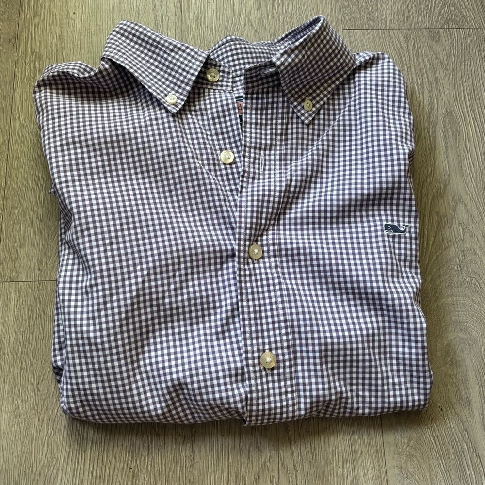 NWOT Vineyard Vines Shep & lan Whale Shirt Button Down size Large
